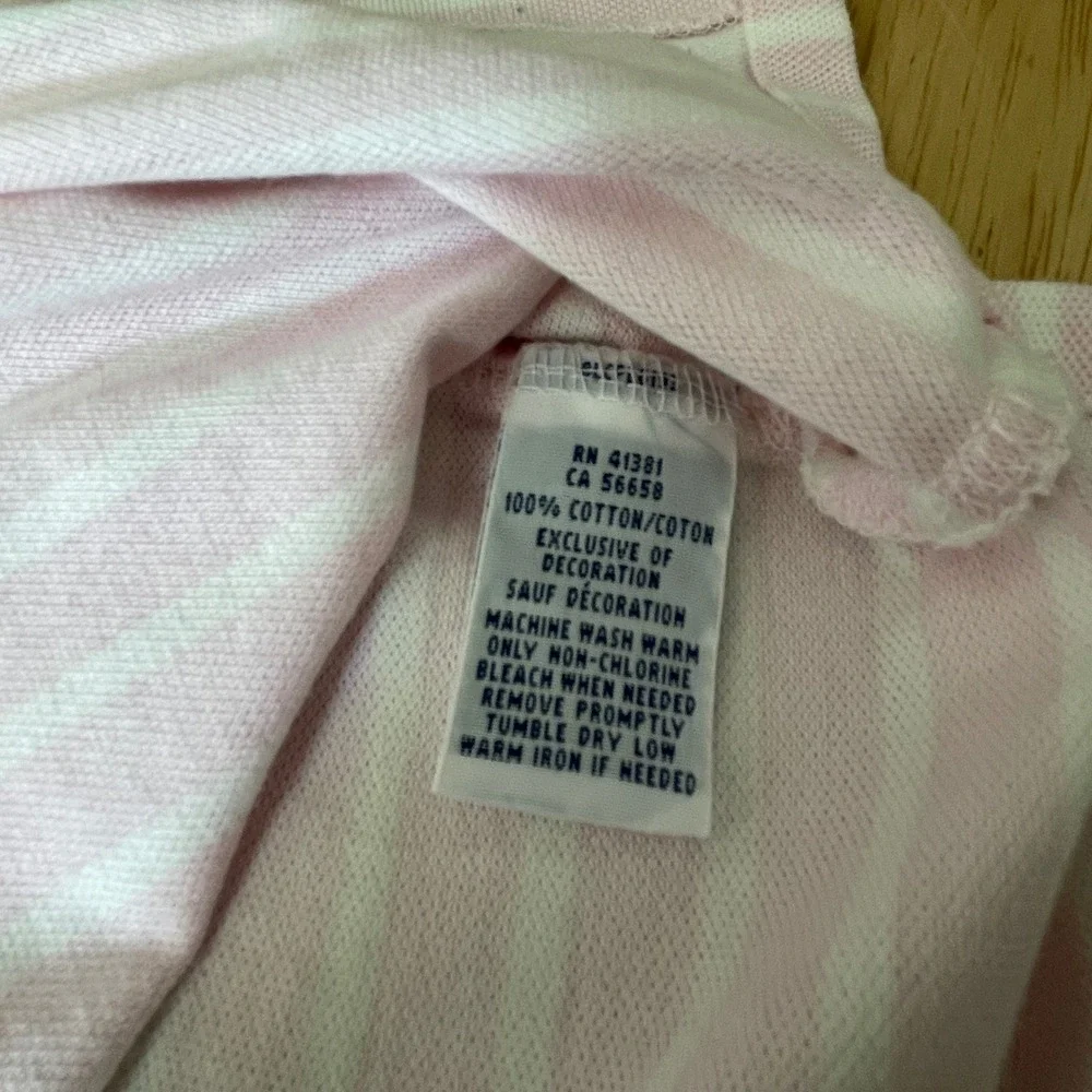 Ralph Lauren‎ Knit Oxford Polo Shirt Mens XXL Pink White Striped Short Sleeve